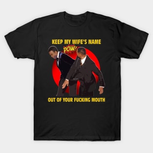 wow will smith slap chris rock T-Shirt